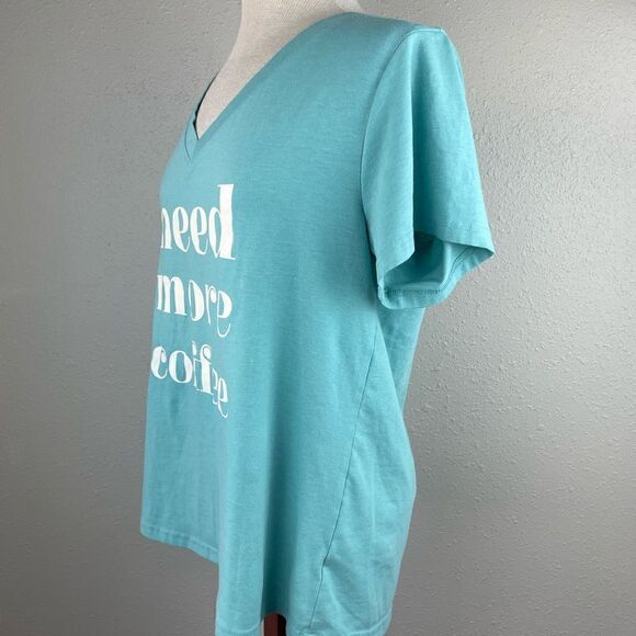 Need More Coffee Short Sleeve T-Shirt Size L EUC - Picture 3 of 6